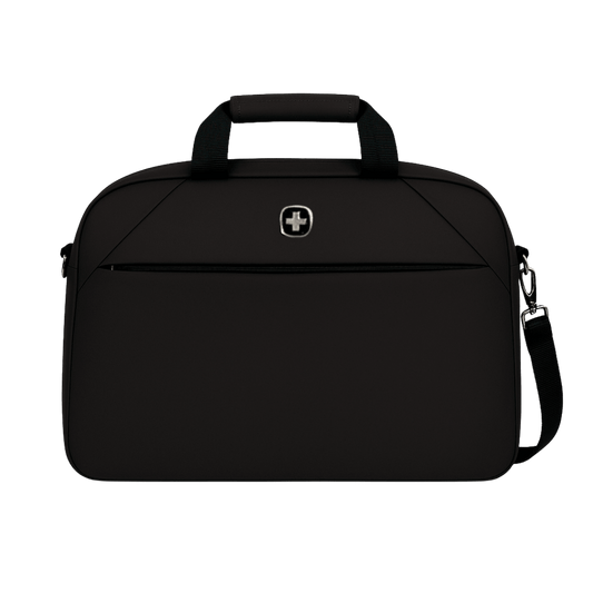 Elite faux leather sleek laptop bag