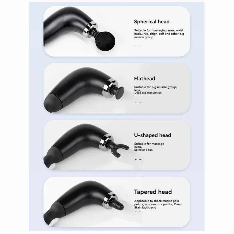 Fascial curved massage gun massage gun