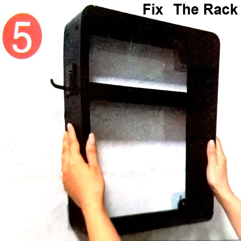 Wall mounted storage rack kitchen accessories