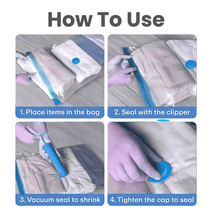 Jumbo Flat Vacuum Storage Bag 80'120cm