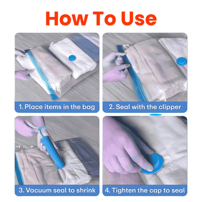 Large Flat Vacuum Storage Bag - 70'100cm