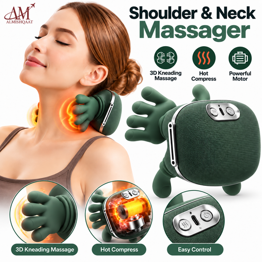Electric Neck & Shoulder Massager – Portable Multi-Purpose Full Body Massager Machine