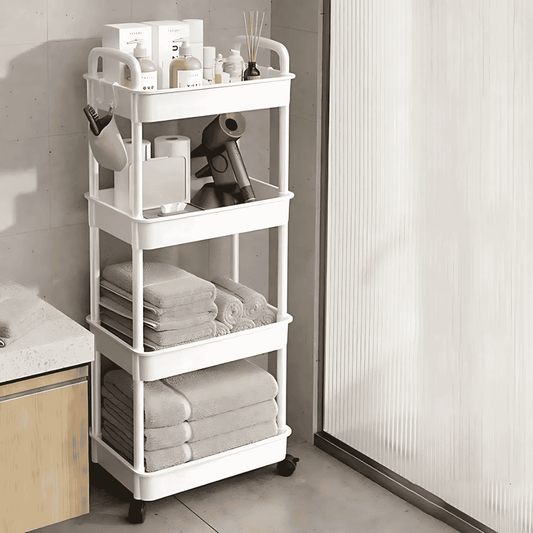 4 Tier Trolley Rack Organizer