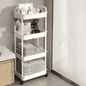 4 Tier Trolley Rack Organizer