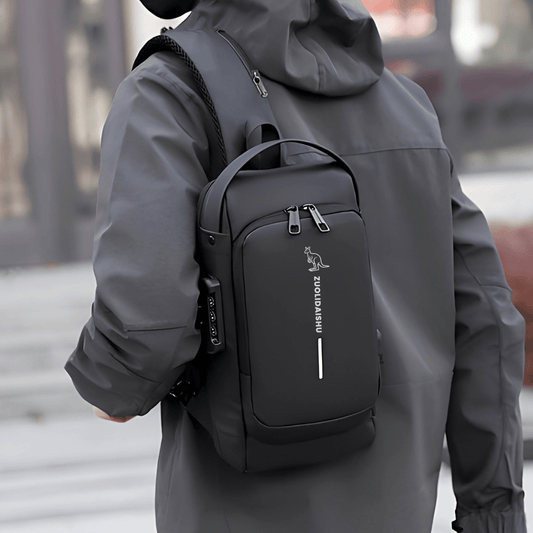 black sling bag