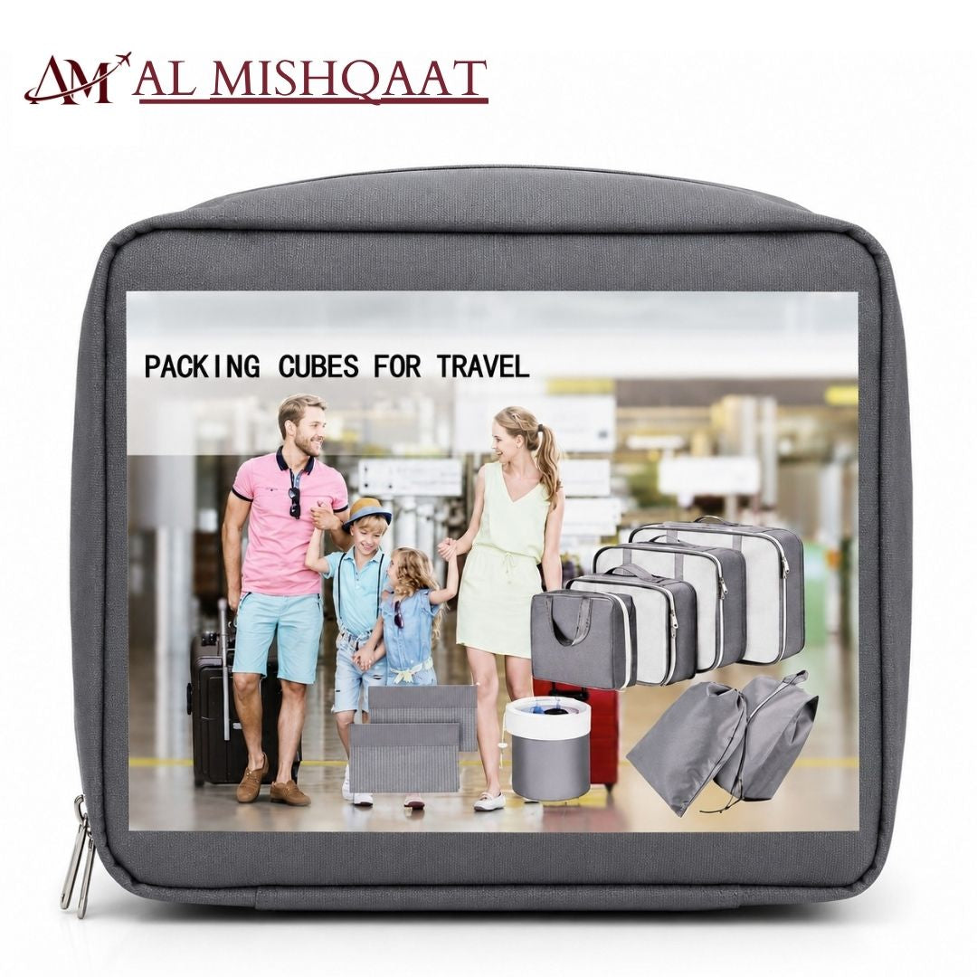 9-in-1 Multi Travel Organizer Cube Pouch Set