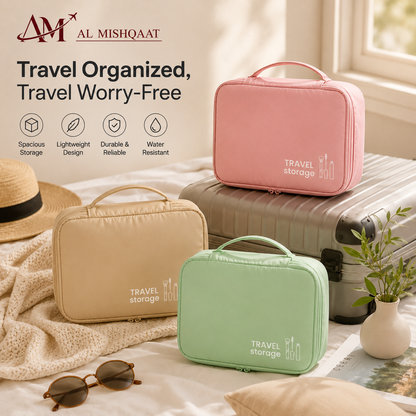 Makeup Bag Organizer for Women – Cosmetic Travel Pouch