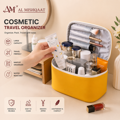 Makeup Organizer Bag & Cosmetic Travel Organizer