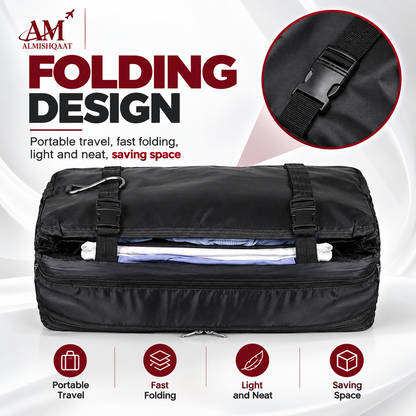 Foldable 3-Layer Multi-Functional Hanging Travel Organizer Bag
