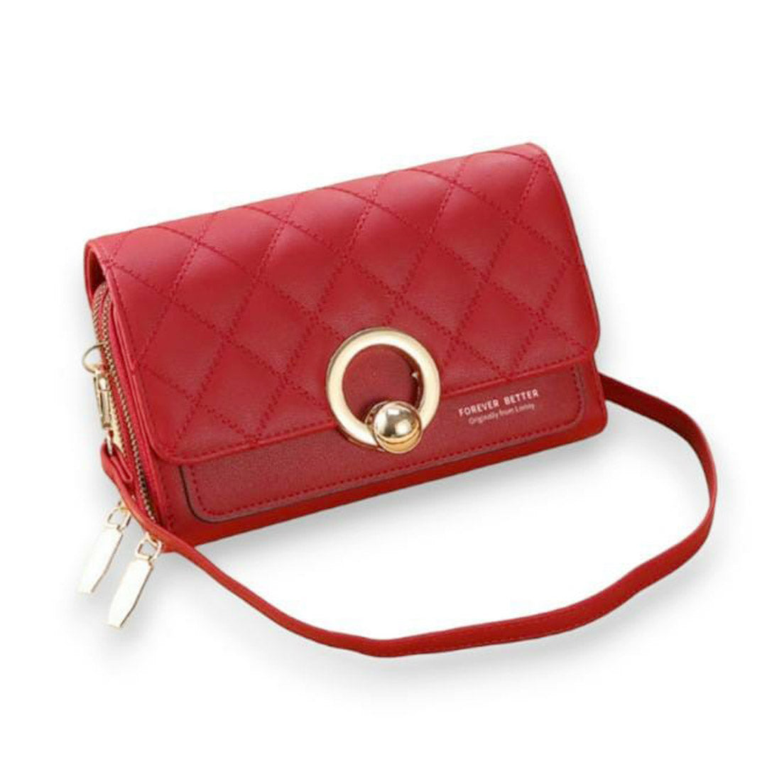 Forever young stylish clutch purse Red purse