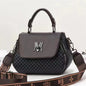 Vintage artificial leather satchel bag Black hand/ shoulder/ crossbody bags