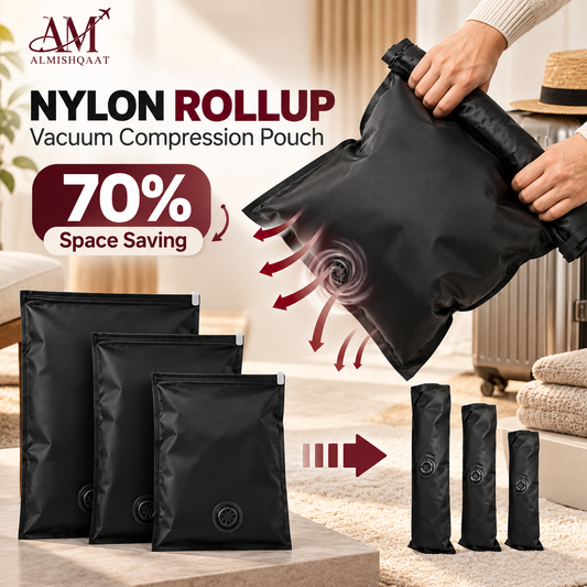 Medium 40*50 Nylon Rollup Vacuum Compression Bag Pouch