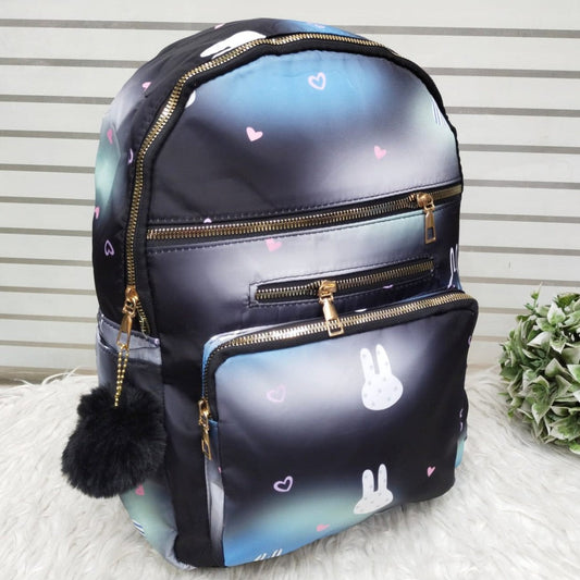 Cute printed backpacks Black backpacks