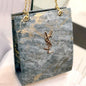 Velvet Lightening Box bags Gray shoulder bags
