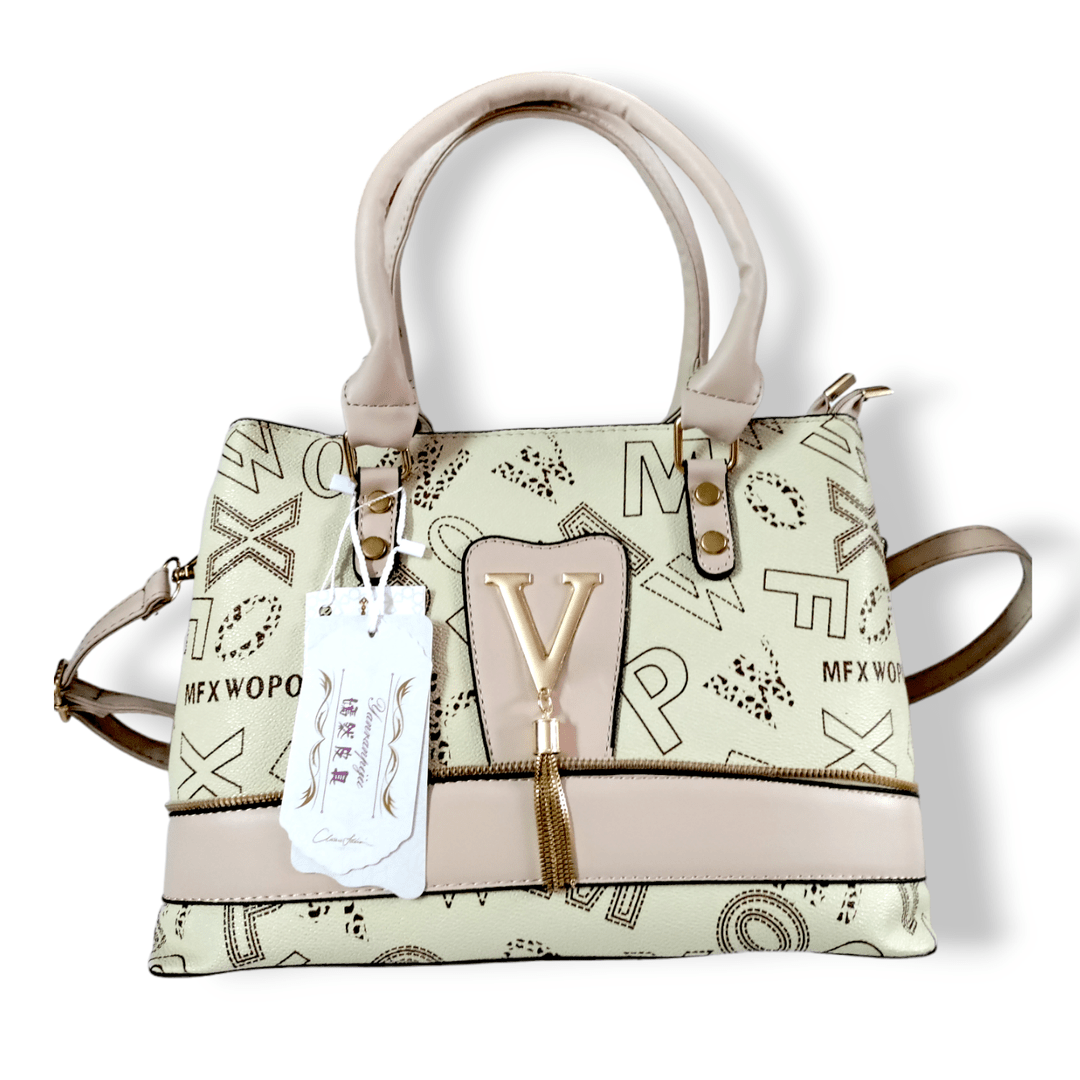 High quality premium hand / shoulder bag cream hand/shoulder bags