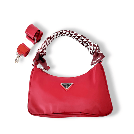 High quality branded hand bag Red