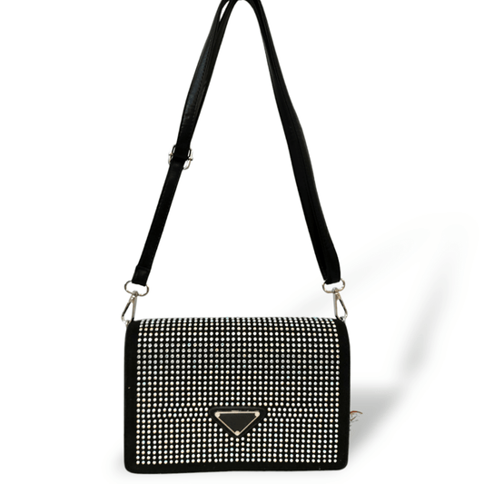 Black diamond purse hand purse