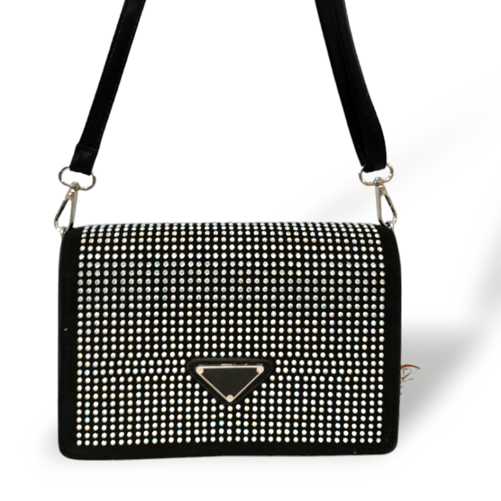 Black diamond purse hand purse