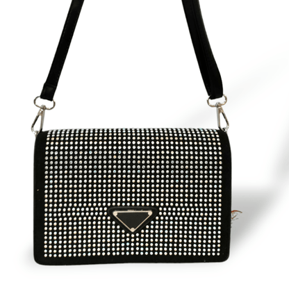 Black diamond purse hand purse