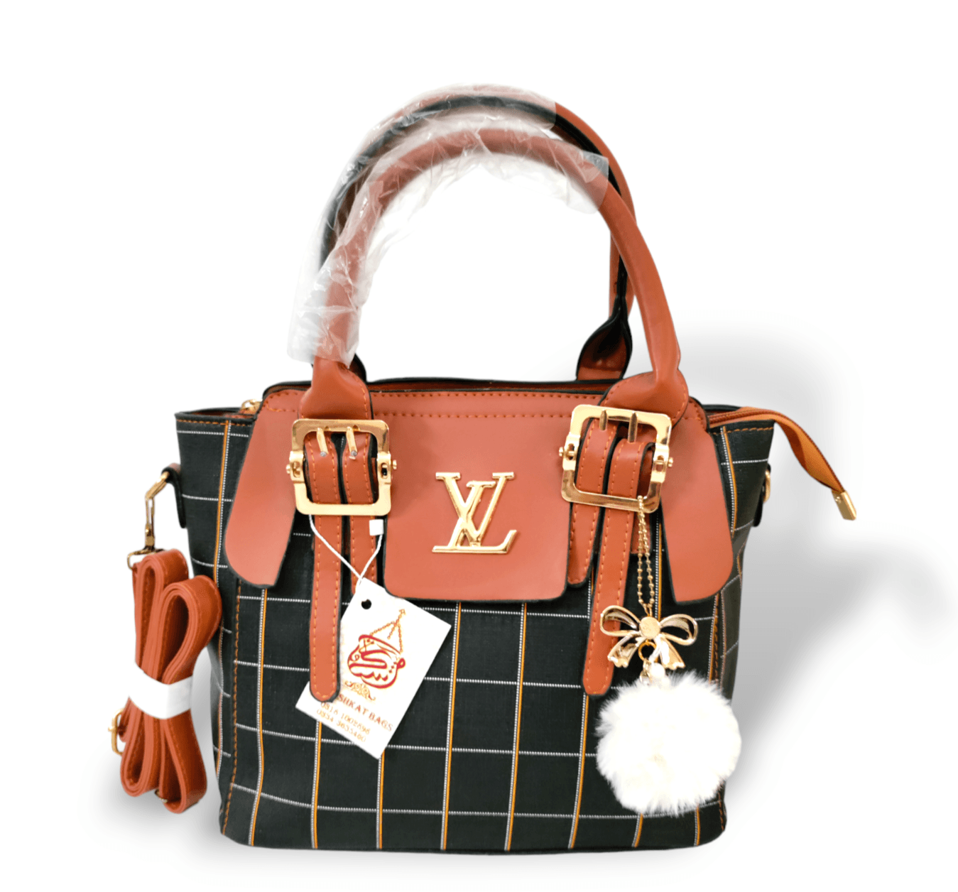 Elite canvas hand / shoulder bag light brown hand/shoulder bags