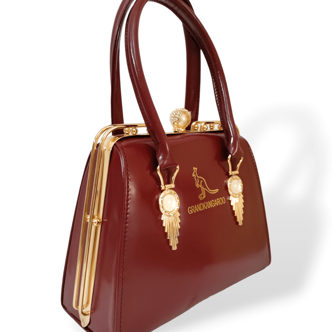 Branded premium Mehroon hand bag hand bags