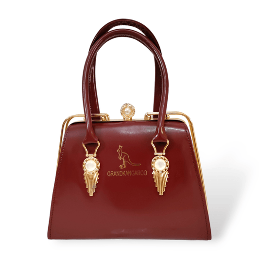 Branded premium Mehroon hand bag mehroon hand bags