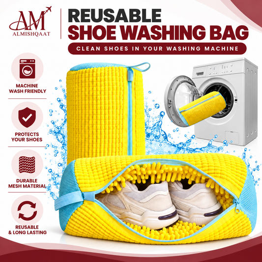 Shoe Washing Bag for Washing Machine, Reusable Shoe Laundry Bag