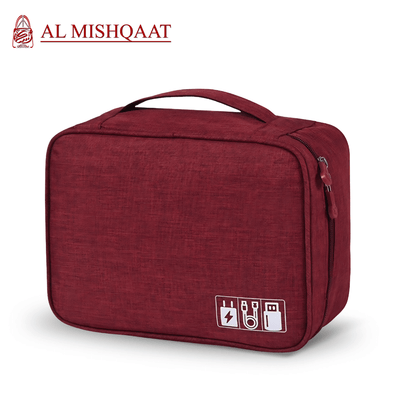 Red electroni cable organizer nylon washable