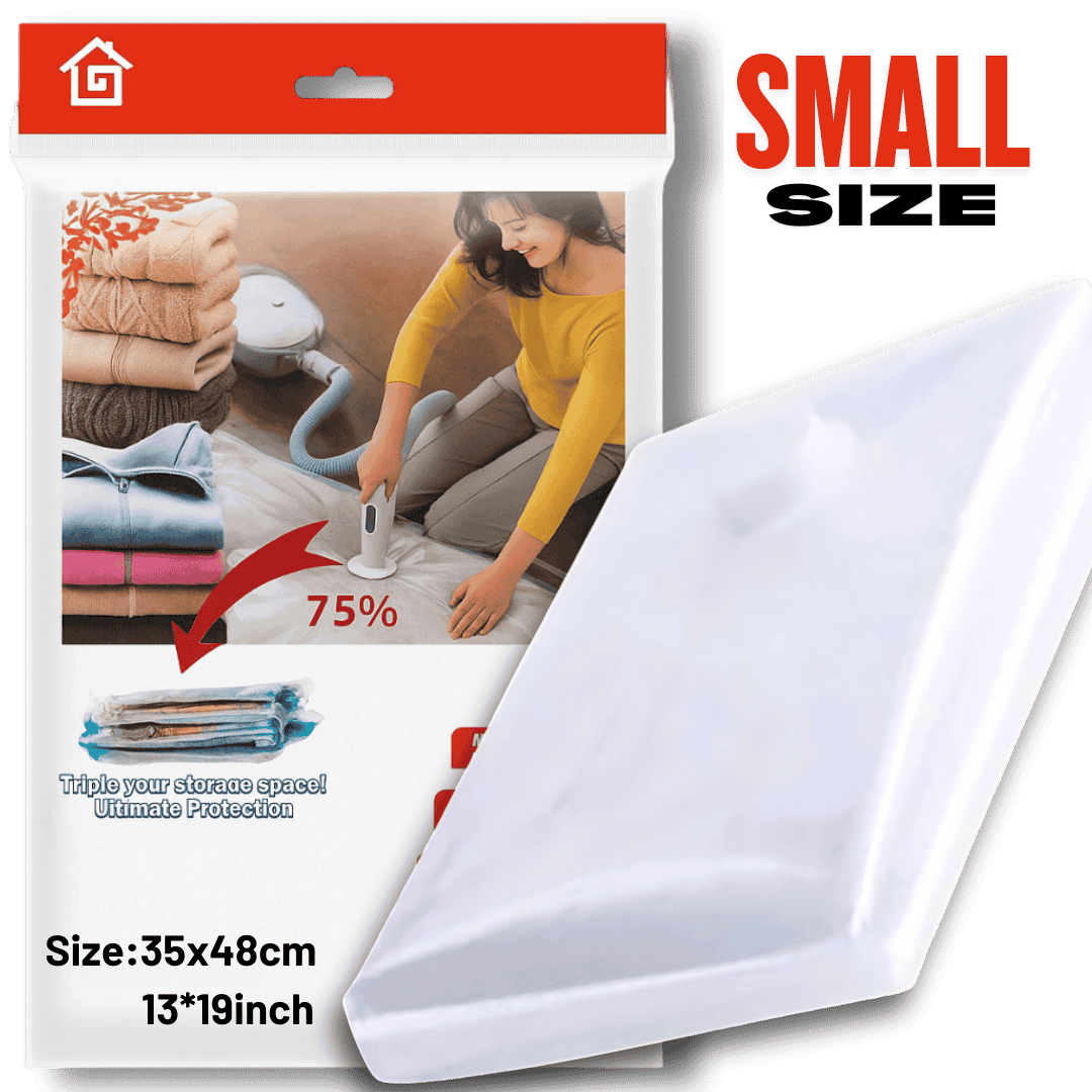 space saving bags, vacuum bags, small vacuum bag, storage solution