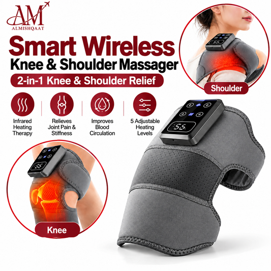 Smart Wireless Rechargeable Knee & Shoulder Massager