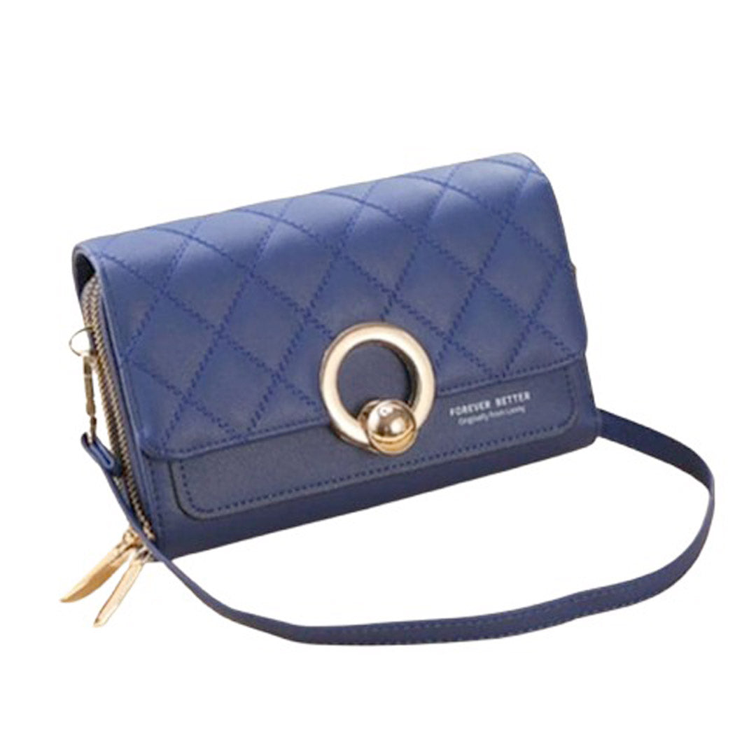 Forever young stylish clutch purse Blue purse