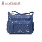 Blue Alphabet Crossbody Bag