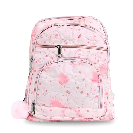 Stylish soft heart backpacks Pink backpacks
