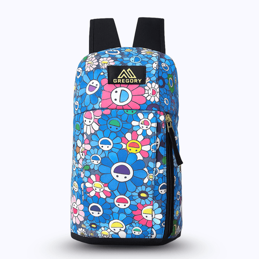 colorful floral backpack / kids backpack blue color  gregory backpack