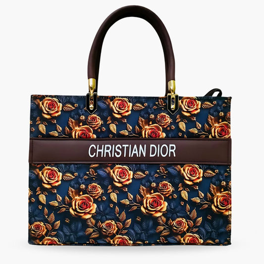 Floral printed tote bag