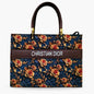 Floral printed tote bag
