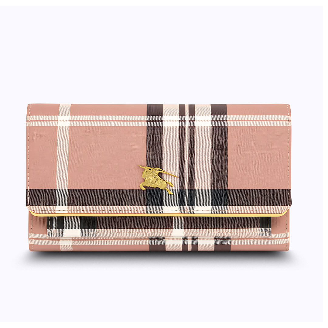 Premium checkered clutch purses