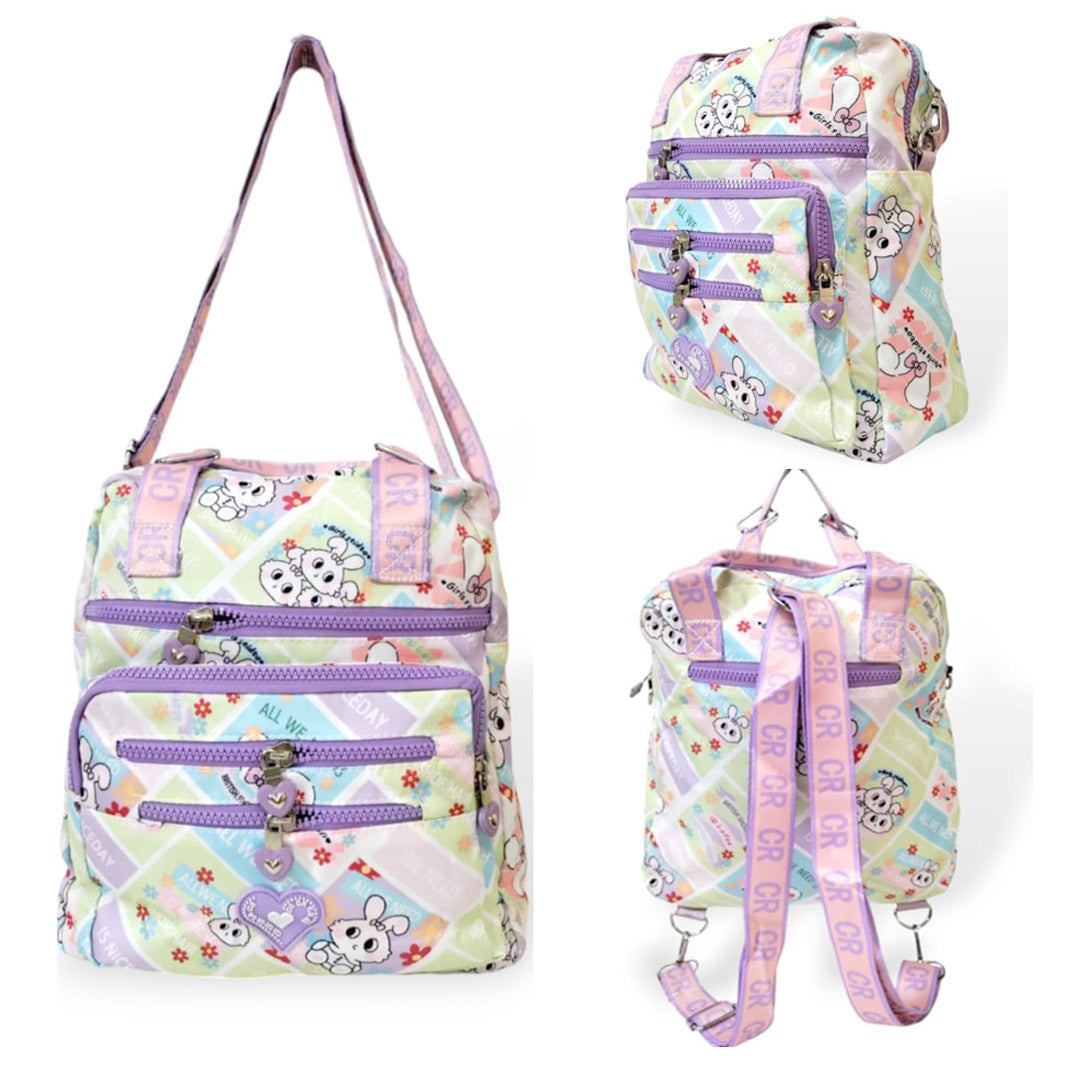 3 way convertible bag 1 handbag/shoulder bag/backpack