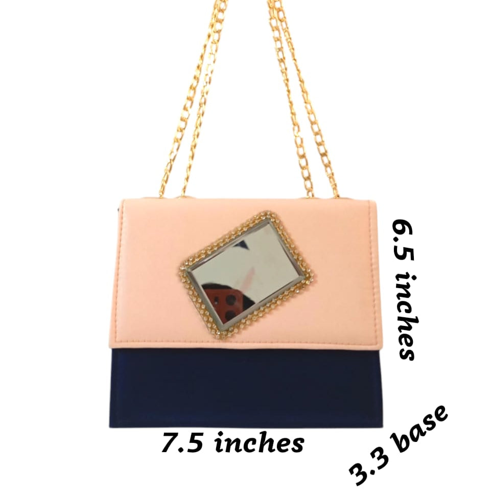 Matte pink mirror clutch bag clutch bags