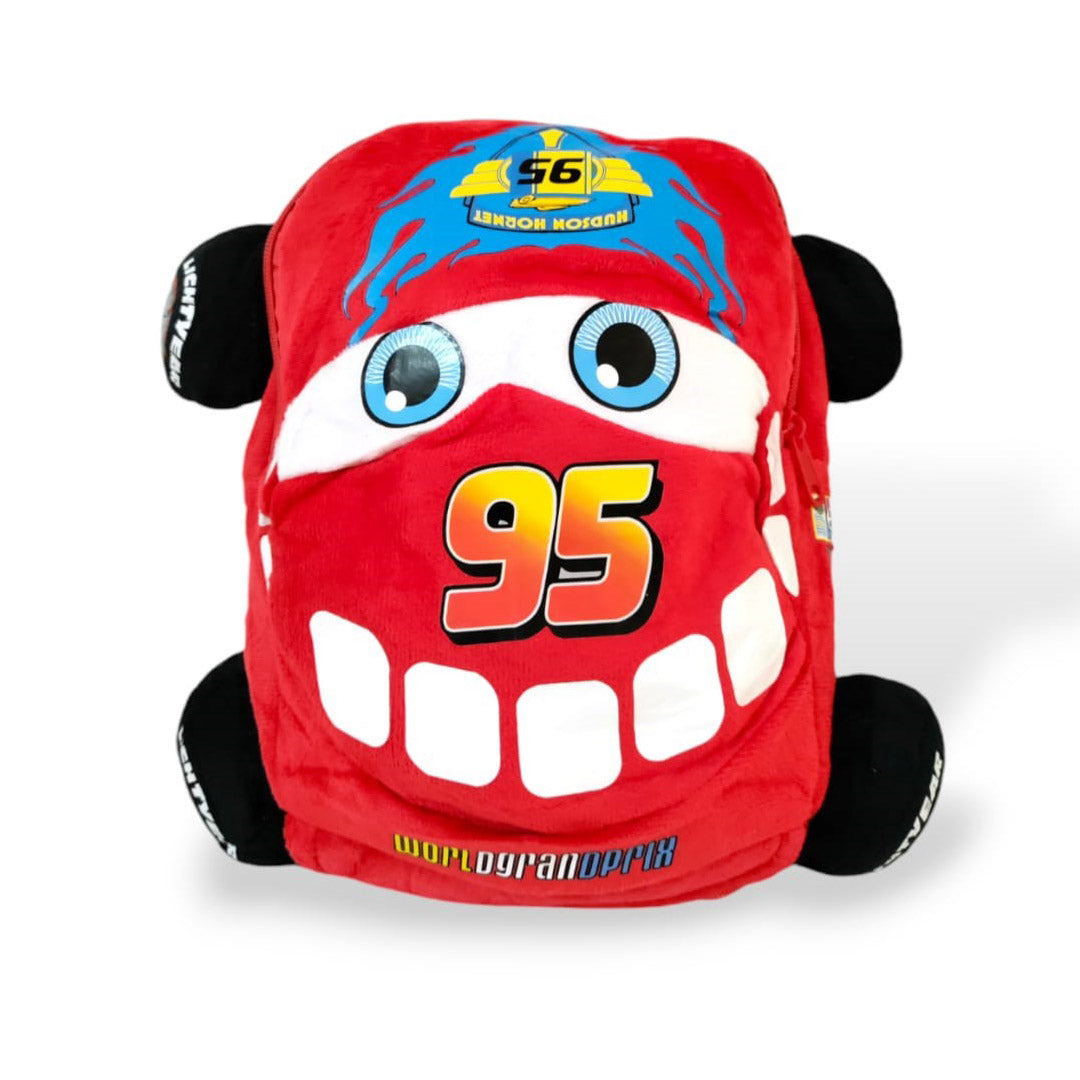 Medium size stuff colorful cartoon backpacks for kids Red backpacks