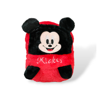 Small soft cartoon backpacks Mickey kids backpacks