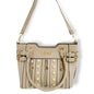 Elegant pearl studded hand / shoulder bag Beige hand/shoulder bags