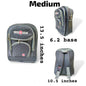 Kids Grey - backpack Medium 13.5 inches backpacks
