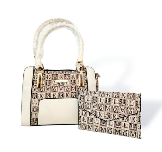 2pcs premium - hand / shoulder bag White hand/shoulder bags