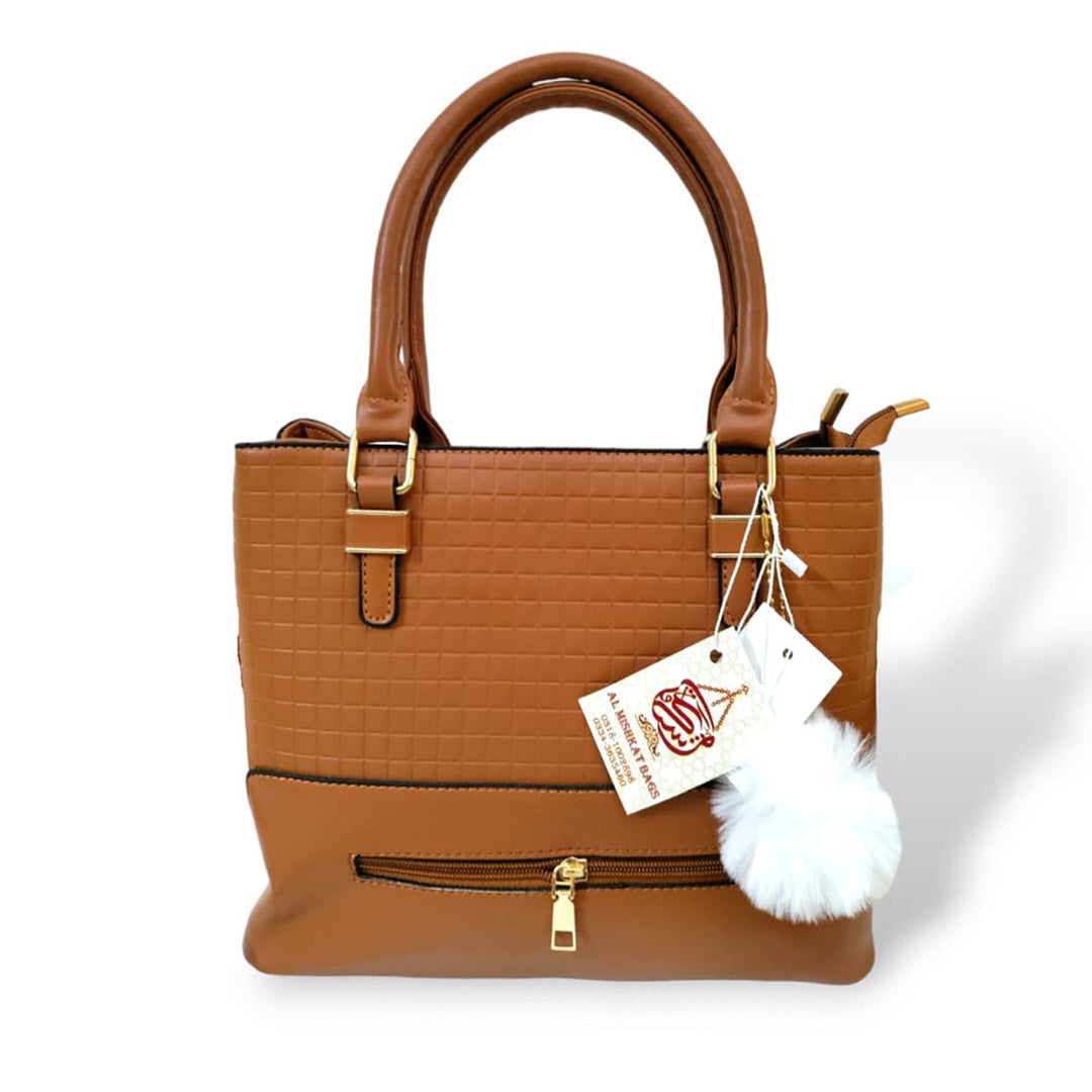 Deluxe vibrant hand / shoulder bag Brown hand/ shoulder bags
