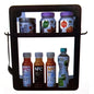Wall mounted storage rack Black kitchen accessories