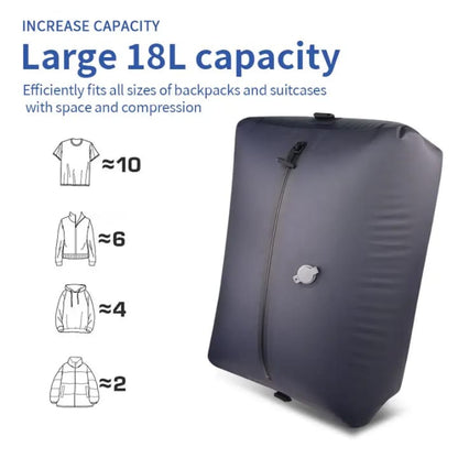 Large 18L capacity compression vacuum storage bag 