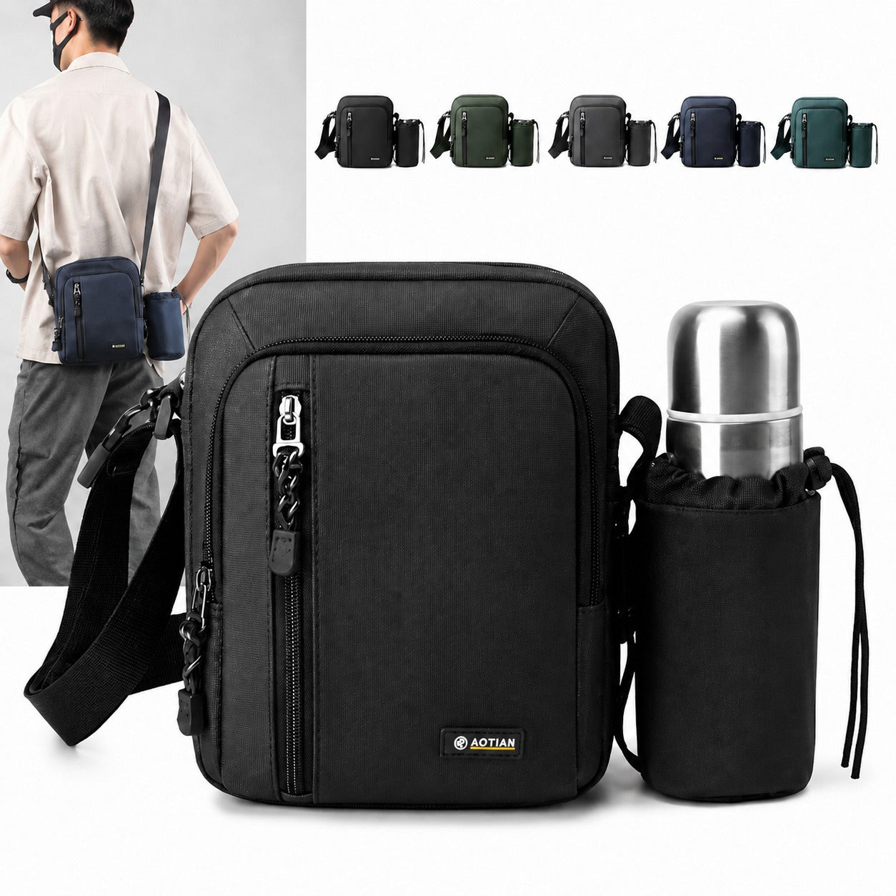 AOTIAN Crossbody Sling Bag