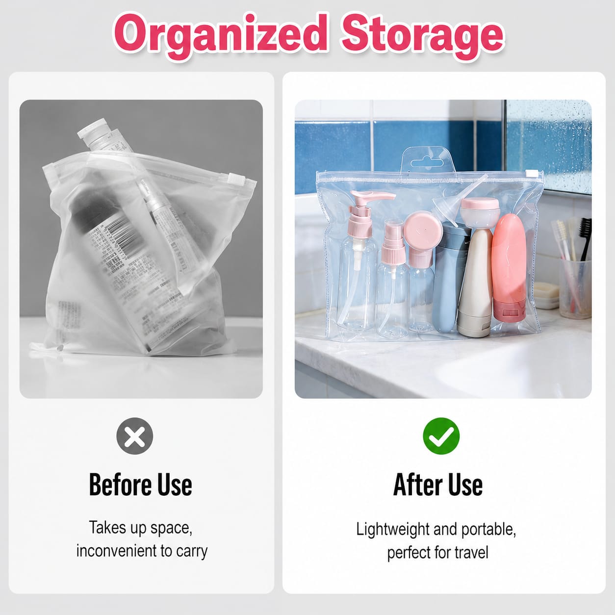 11 PCS Travel Bottle Set