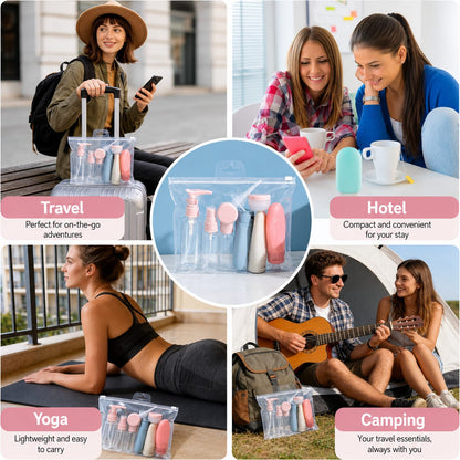 11 PCS Travel Bottle Set